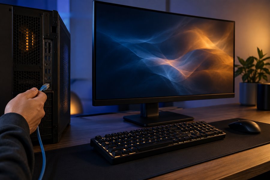 Windows电脑游戏网络检查桌面